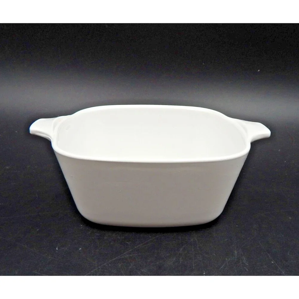 Corning Ware P-43-B White Casserole Dish Plastic Storage Lid 700 ML